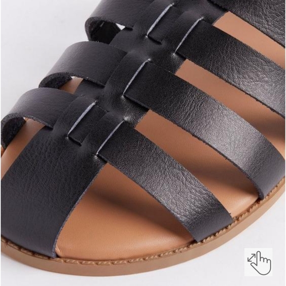 NWT Torrid Faux Leather Fisherman Sandal sz 9.5 WW - Picture 4 of 8